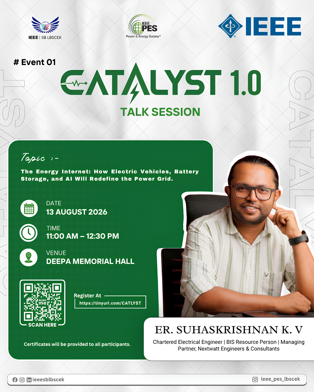 CATALYST 1.0 – Inauguration & Talk Session