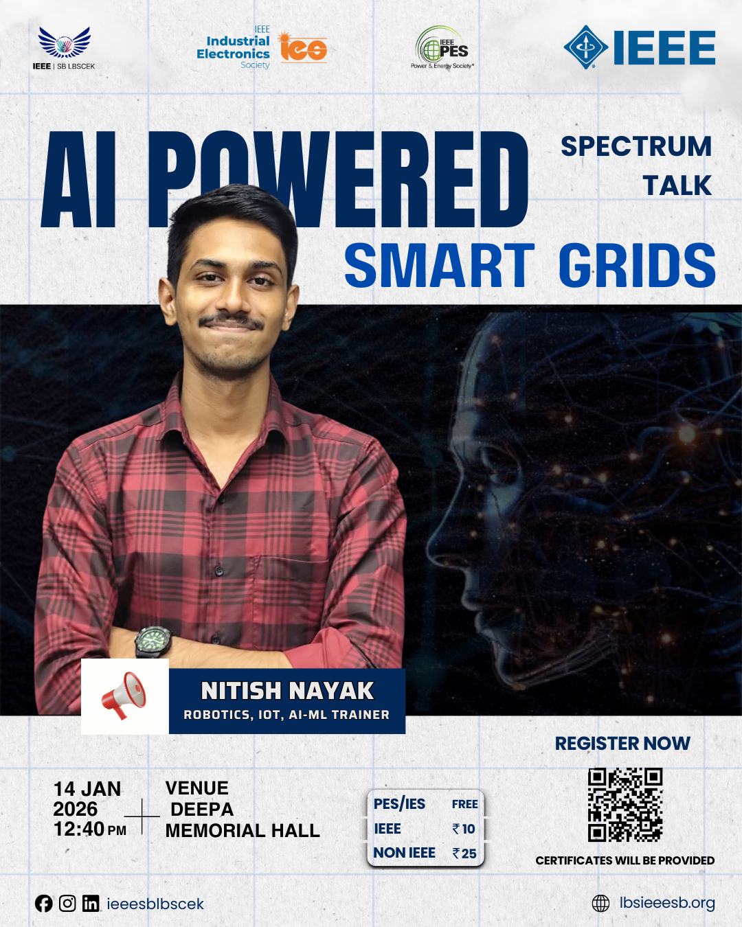 Spectrum Talk Session on AI Powered Smart Grids